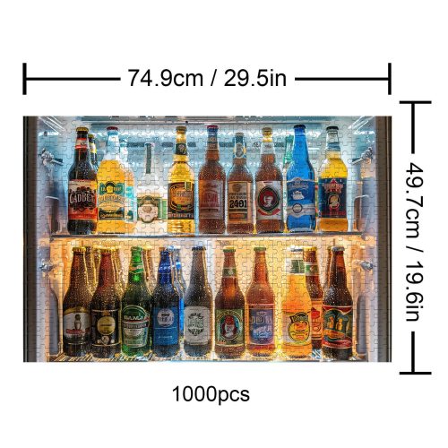 Ice Drink 500 / 1000 Piece Puzzle - By Woodbests