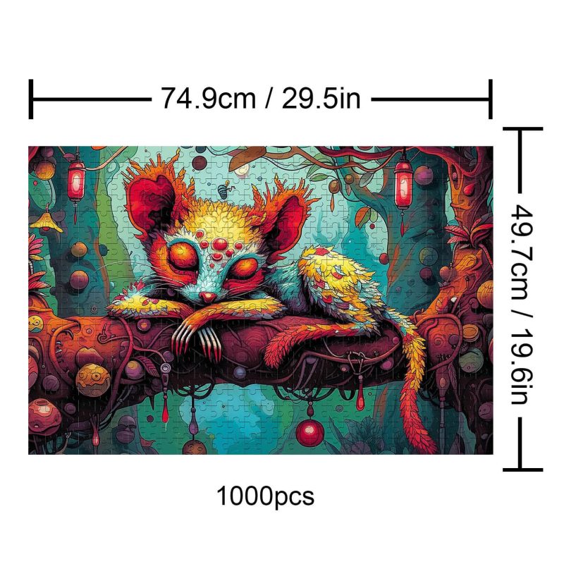 Dreamy Civet 500 / 1000 Piece Puzzle - Woodbests