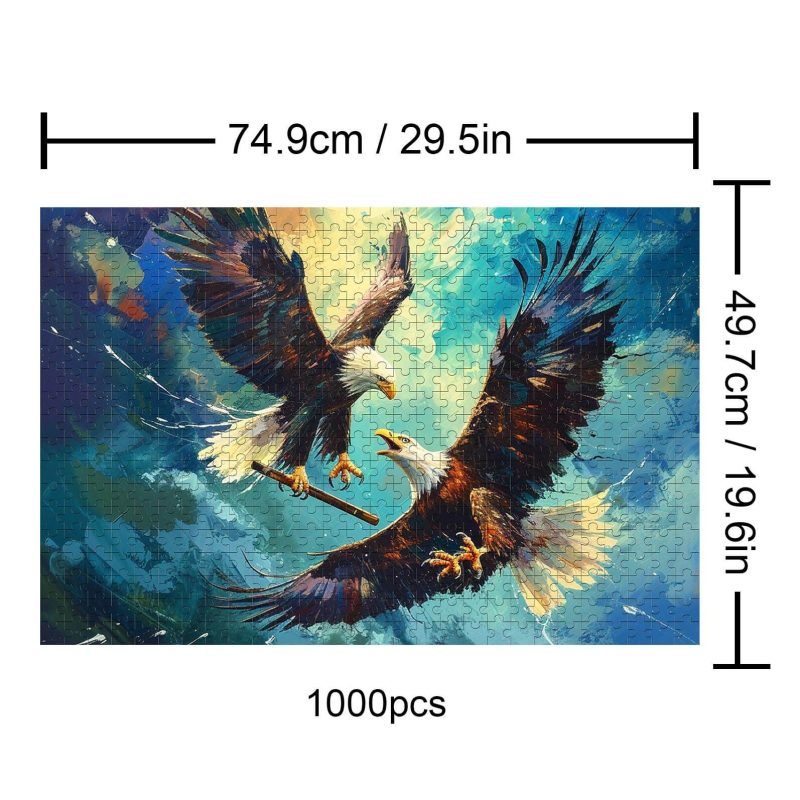 Freedom Eagle 500 / 1000 Piece Puzzle - Woodbests