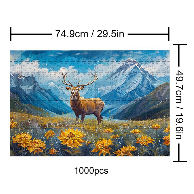 Elk 500 / 1000 Piece Puzzle - Woodbests