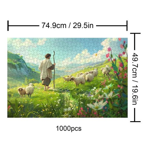 Sacred Grassland 500 / 1000 Piece Puzzle - Woodbests