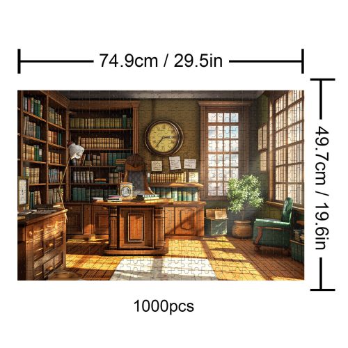 Exquisite Study 500 / 1000 Piece Puzzle - Woodbests