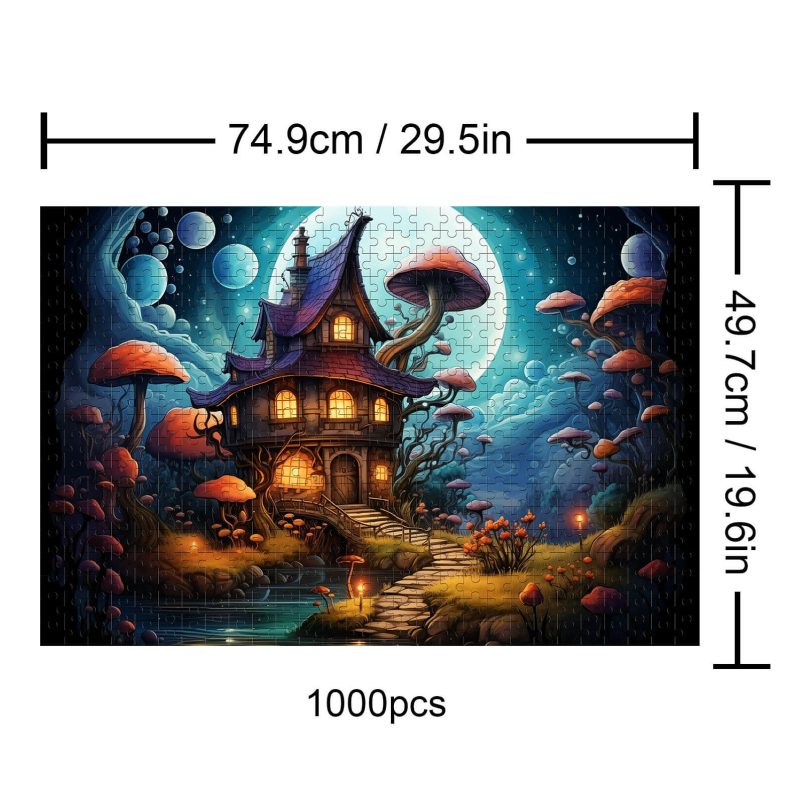 Weird Castle 500 / 1000 Piece Puzzle - Woodbests