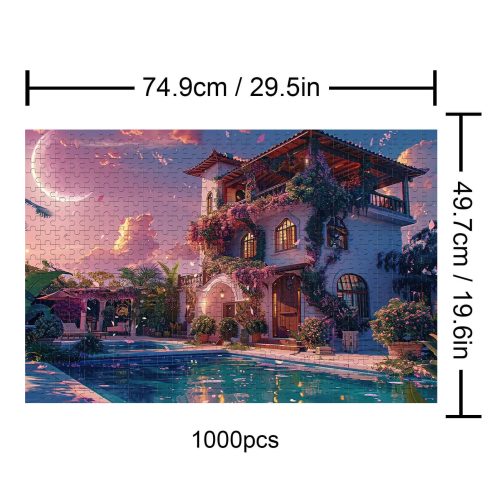 Dream Villa 500 / 1000 Piece Puzzle - By Woodbests