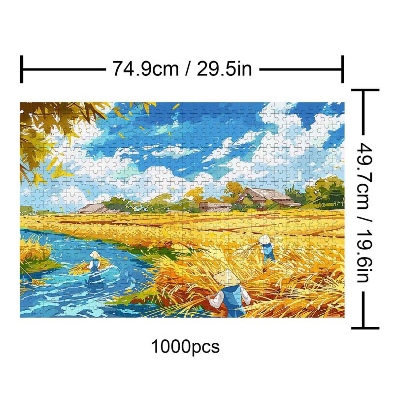 Pastoral Autumn 500 / 1000 Piece Puzzle - By Woodbests