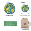 "Only One Earth" Environmental Friendly Jigsaw Puzzle - Woodbests