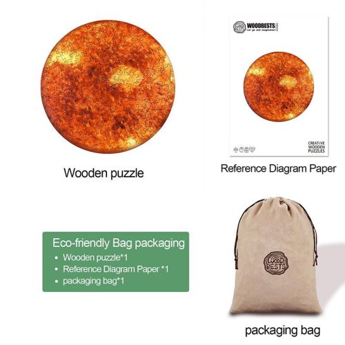 The Sun Wooden Jigsaw Puzzle - Woodbests