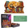 Dreamy Tabby Cat-2 Wooden Jigsaw Puzzle - Woodbests