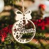 Personalized Christmas Name Ornament-Woodbests