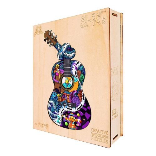 Silent Guitar Wooden Jigsaw Puzzle - Woodbests