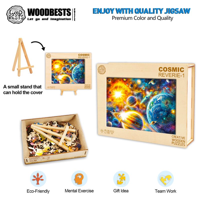 Cosmic Reverie-1 Wooden Jigsaw Puzzle