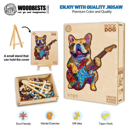 Rock Dog Wooden Jigsaw Puzzle