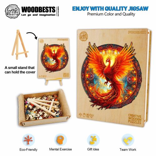 Phoenix Wooden Jigsaw Puzzle-Woodbests