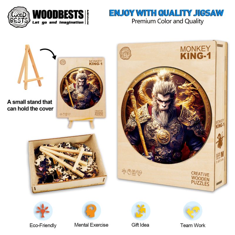 Wu Kong -1 Wooden Jigsaw Puzzle - Woodbests