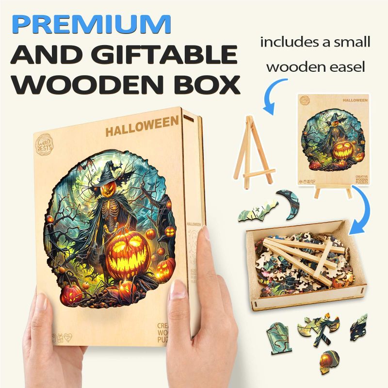 Halloween Wooden Jigsaw Puzzle - By Woodbests