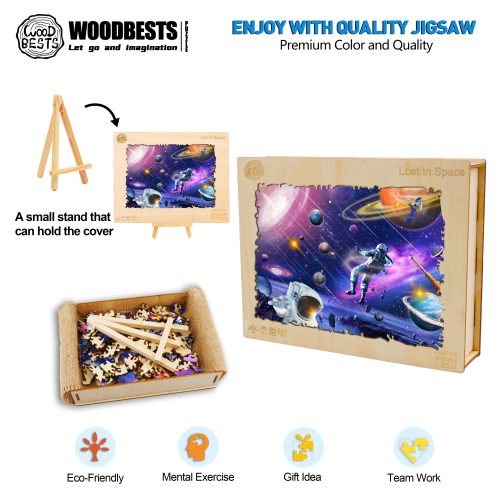 Space Exploration Wooden Jigsaw Puzzle - Woodbests