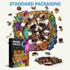 Raccoon's Secret Tree Den Wooden Jigsaw Puzzle - By Woodbests