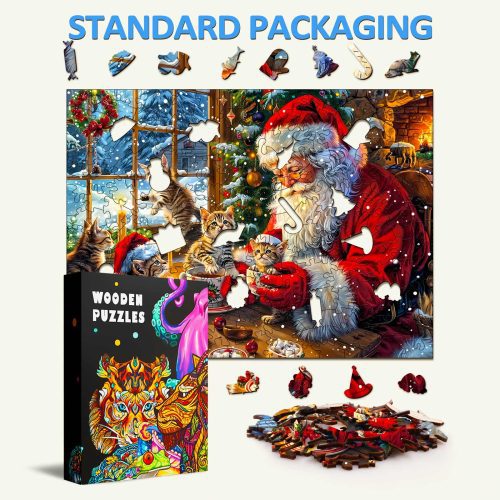 Warm Christmas-2 Wooden Jigsaw Puzzle - Woodbests