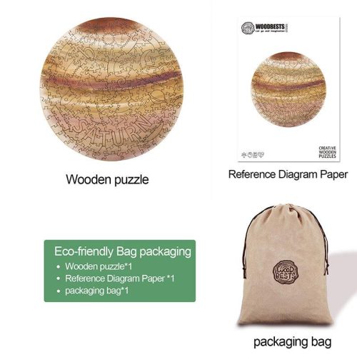 Saturn Wooden Jigsaw Puzzle - Woodbests