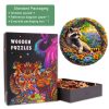 3D Raccoon Bliss Wooden Jigsaw Puzzle - Woodbests