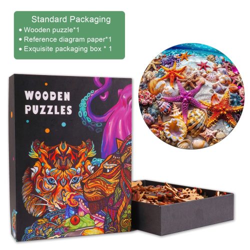 Starfish Wooden Jigsaw Puzzle - By Woodbests