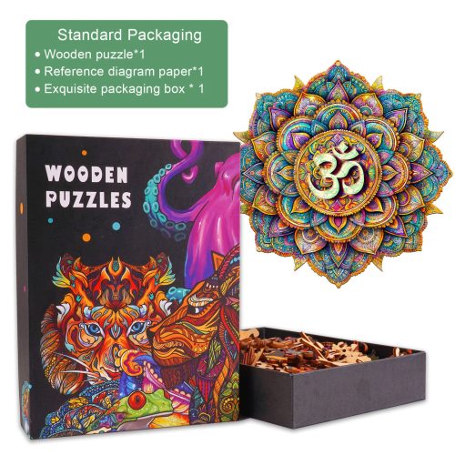 3D Mandala Wooden Jigsaw Puzzle - Woodbests