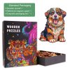 Bernese Mountain Dog Wooden Jigsaw Puzzle-Woodbests