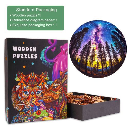 Galactic Forest-2 Wooden Jigsaw Puzzle - Woodbests