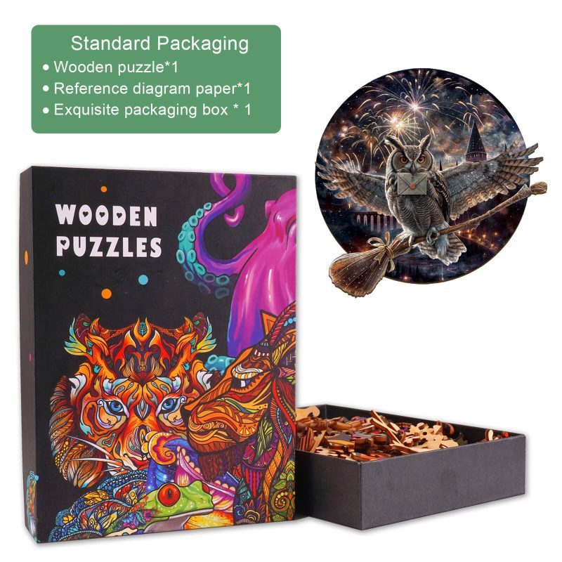 Magic Owl Wooden Jigsaw Puzzle - Woodbests