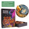 Yin Yang Phoenix-2 Wooden Jigsaw Puzzle-Woodbests