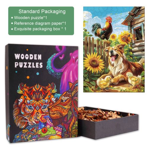 Summer Farm Wooden Jigsaw Puzzle - Woodbests