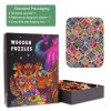 Floral Universe Wooden Jigsaw Puzzle - Woodbests