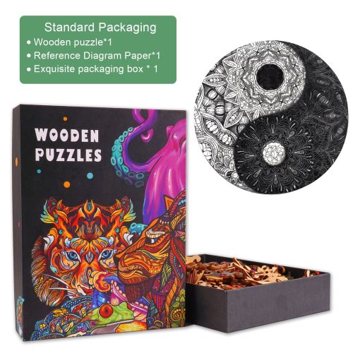 Yin Yang Wooden Jigsaw Puzzle - Woodbests