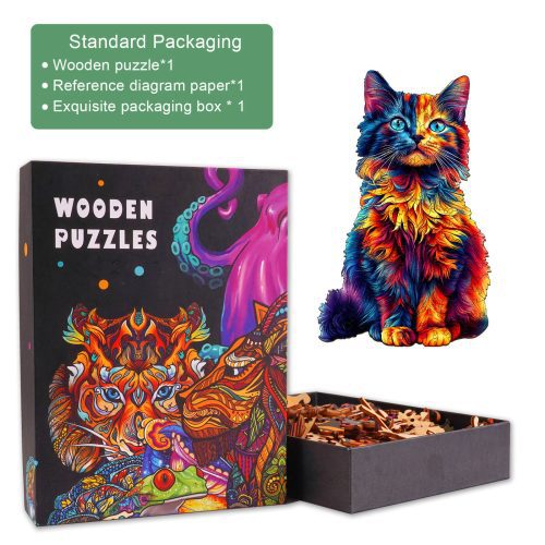 Colorful Dragon-Li-2 Wooden Jigsaw Puzzle - Woodbests