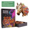 Gentle Horse Wooden Jigsaw Puzzle-Woodbests