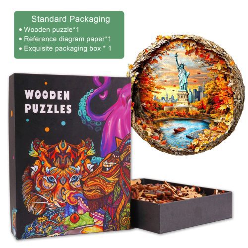 3D New York Autumn Wooden Jigsaw Puzzle - By Woodbests