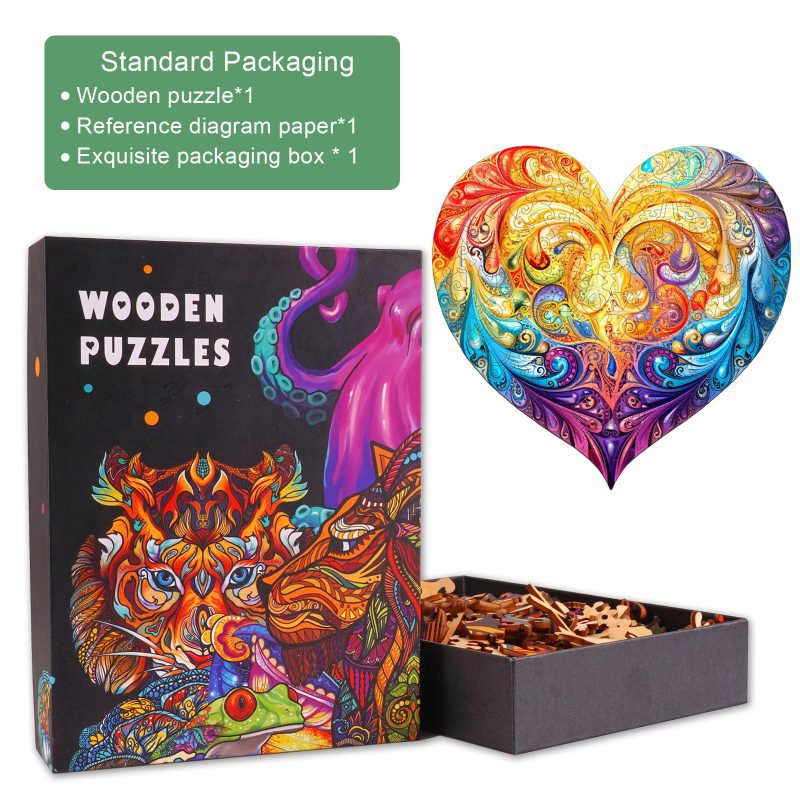 Sweet Heart Wooden Jigsaw Puzzle-Woodbests