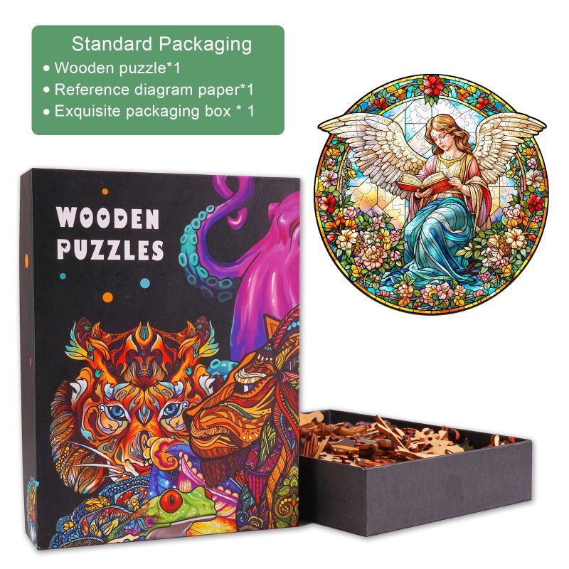 Angelic Garden Wooden Jigsaw Puzzle