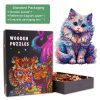 Cute Ragdoll Cat Wooden Jigsaw Puzzle-Woodbests