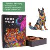 Handsome German Shepherd Wooden Jigsaw Puzzle - Woodbests