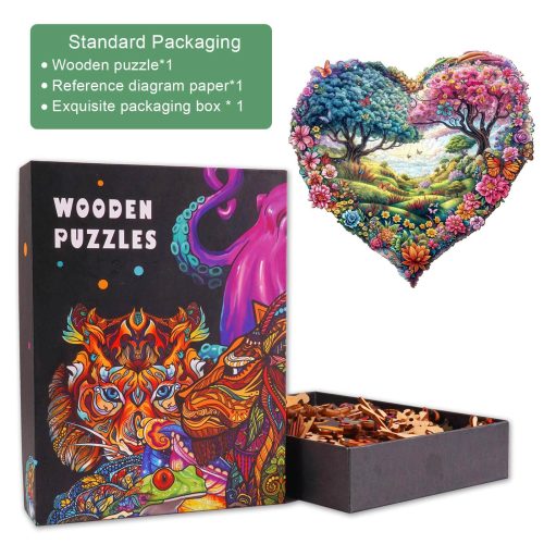 Love Garden Wooden Jigsaw Puzzle - By Woodbests