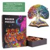 Colorful Tree of Life Wooden Jigsaw Puzzle - Woodbests