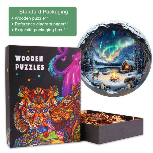 3D Aurora World Wooden Jigsaw Puzzle - By Woodbests