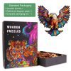 Bald Eagle with Spread Wings Wooden Jigsaw Puzzle-Woodbests