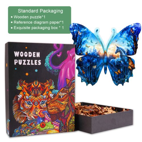 Butterfly Forest Wooden Jigsaw Puzzle - By Woodbests