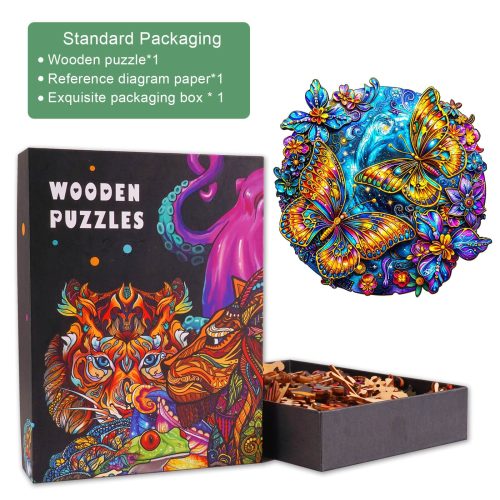 Beautiful Butterflies Wooden Jigsaw Puzzle