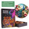 3D Colorful Peacock Wooden Jigsaw Puzzle - By Woodbests