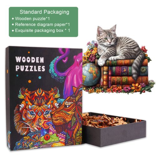 Dr. Cat Wooden Jigsaw Puzzle - Woodbests