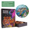 Embroidered Turtle Wooden Jigsaw Puzzle - Woodbests