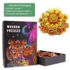 God's sunflower Wooden Jigsaw Puzzle-Woodbests